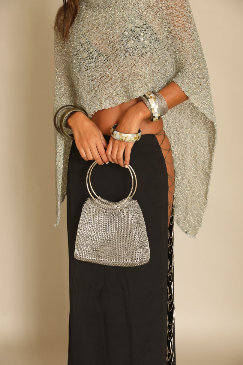 Thalassa Metallic Poncho