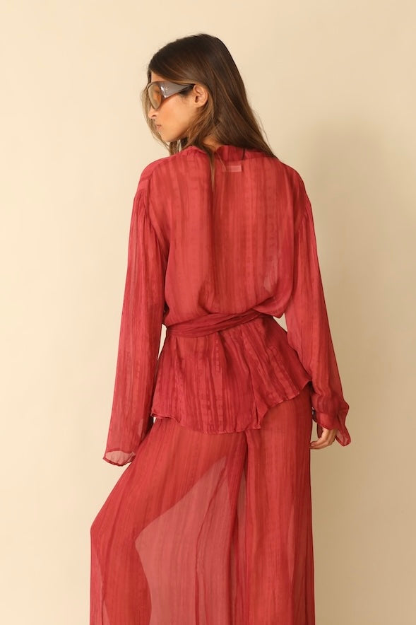 Kimono Top Hibiscus