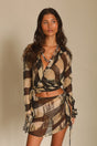 The Kyma side tie skirt
