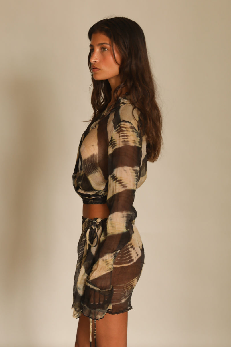 The Kyma wrap top