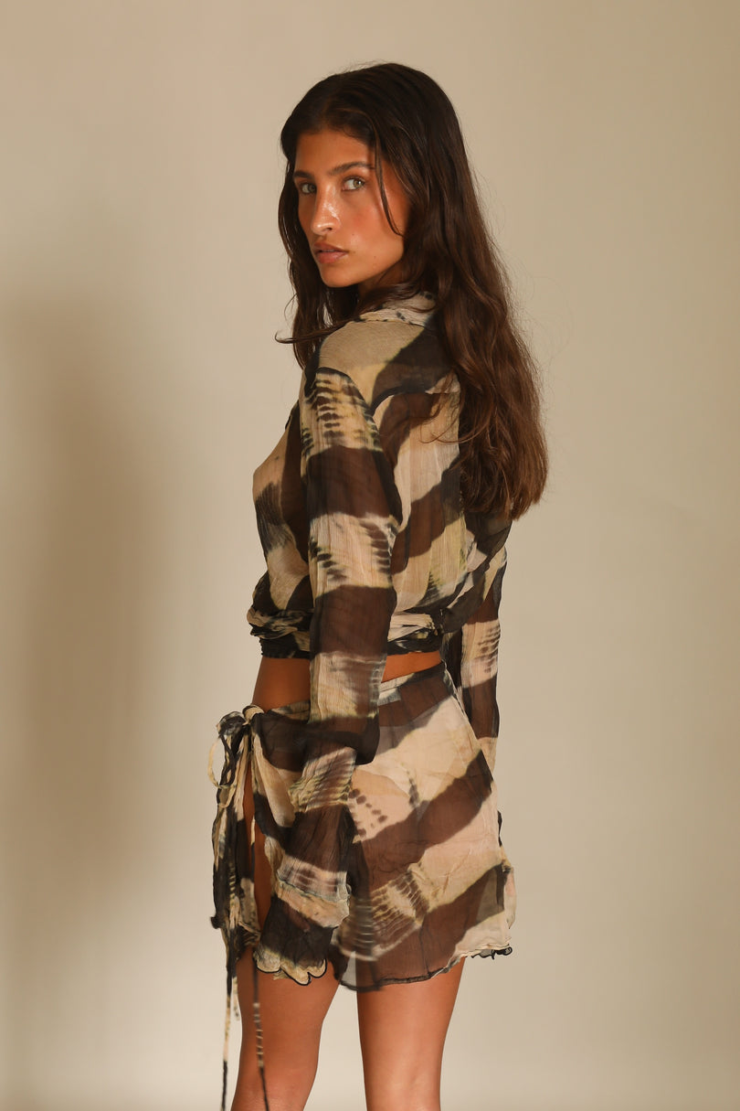 The Kyma wrap top