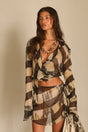 The Kyma side tie skirt