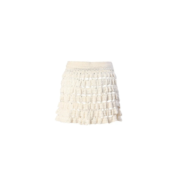 Mini Crochet Skirt Sabbia