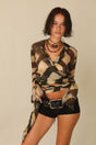 The Kyma wrap top