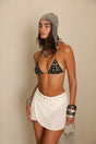 Woven knit mini Skirt Talisman