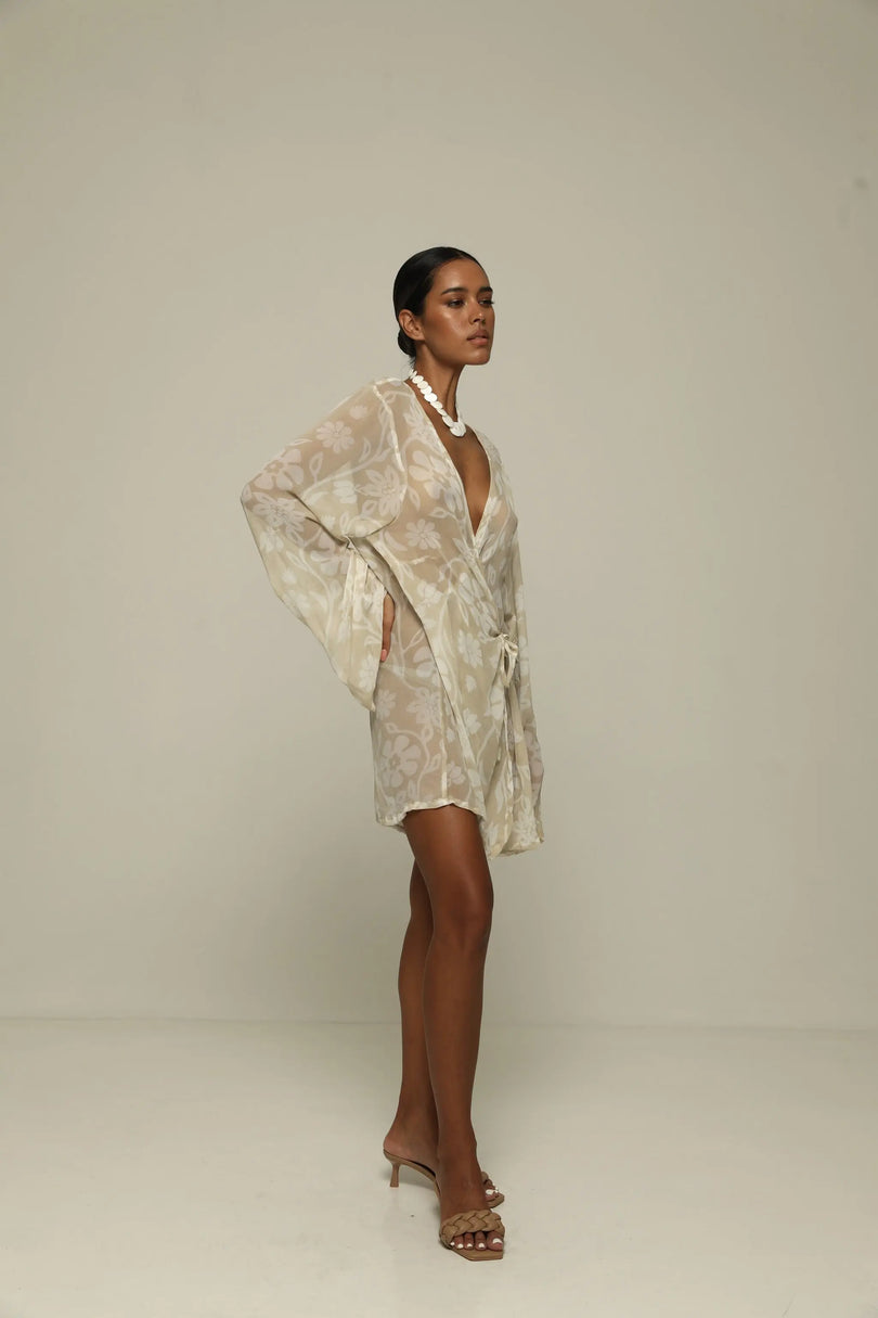 Kimono Dress Sabbia ranacoatelier