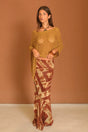 Ghana Camel Knit Poncho