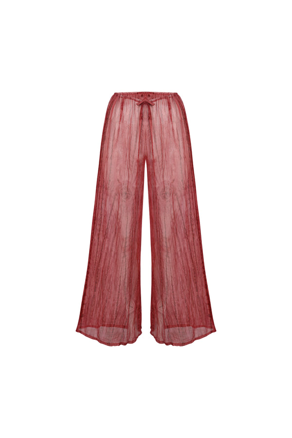The Wide-leg Pant Hibiscus