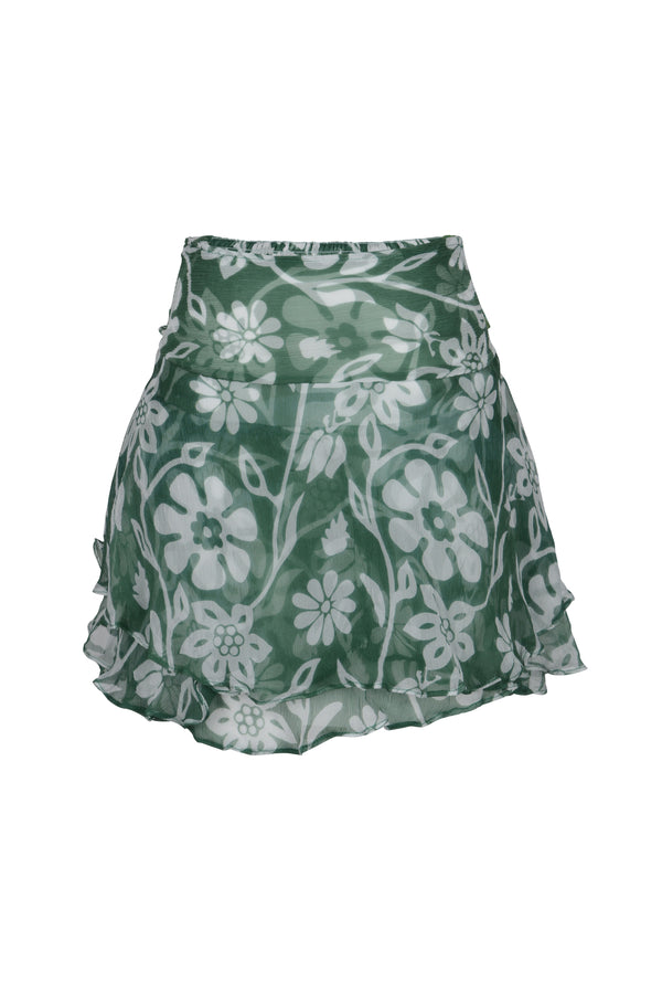 Ruffle Skirt Mangrove