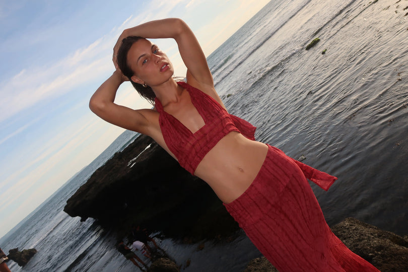 Sirene Skirt Hibiscus ranacoatelier