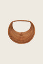 Handwoven Crescent Rattan Bag