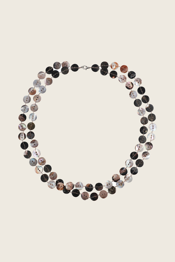 Shell Button Necklace