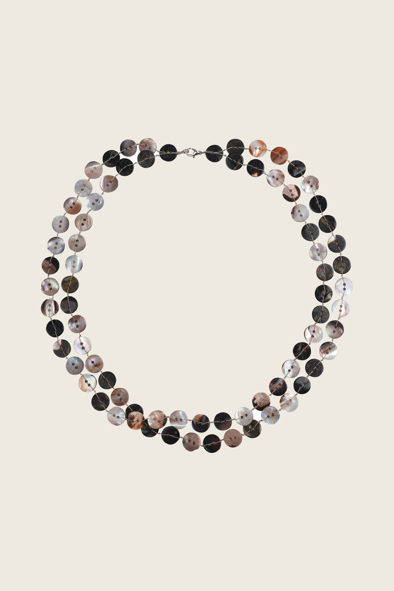 Shell Button Necklace