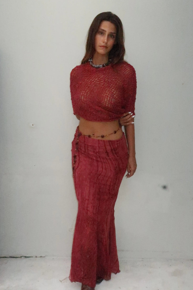 The Knit Hibiscus ranacoatelier