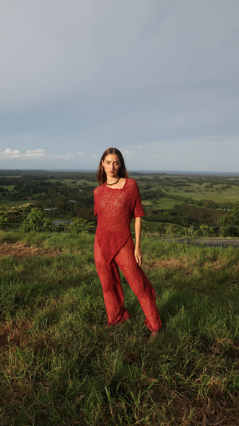 The Knit Hibiscus ranacoatelier