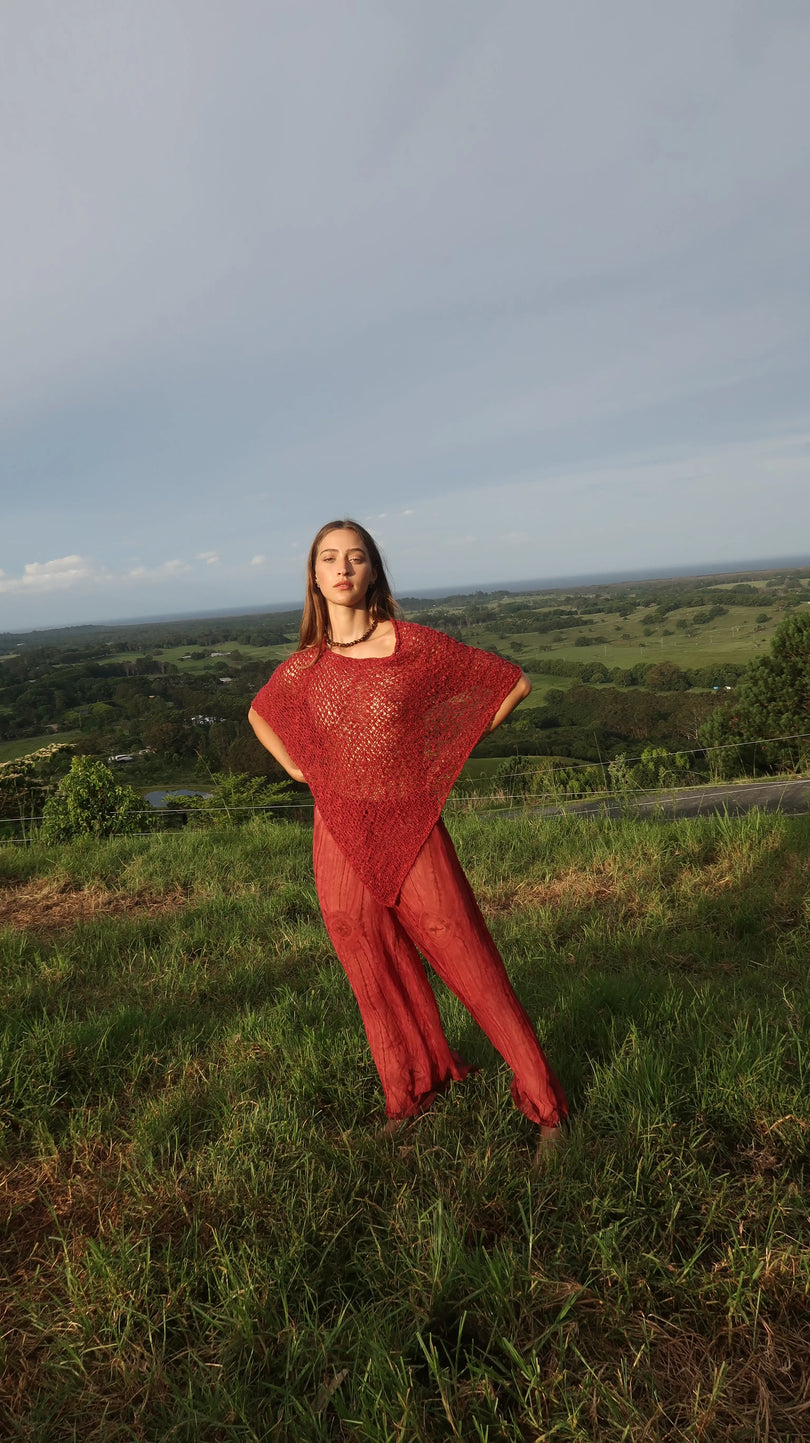 The Knit Hibiscus ranacoatelier
