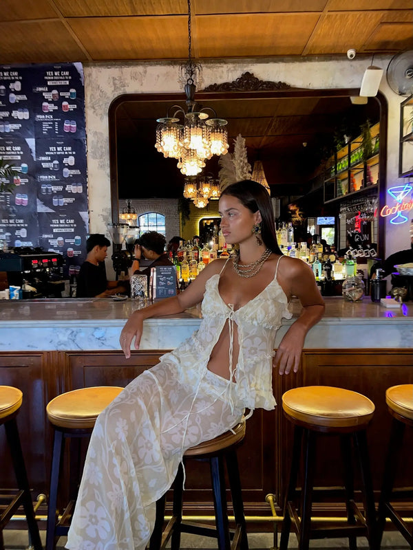Flared Long Skirt Sabbia