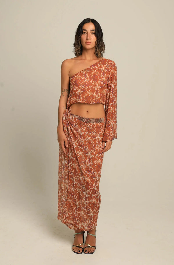 Long Wrap Skirt Marbella